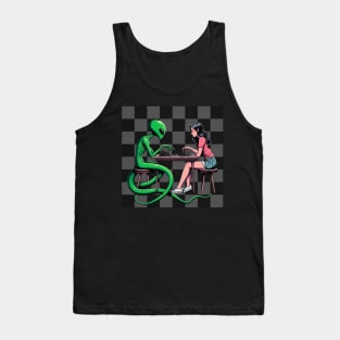 Playing chess with an alien Tank Top